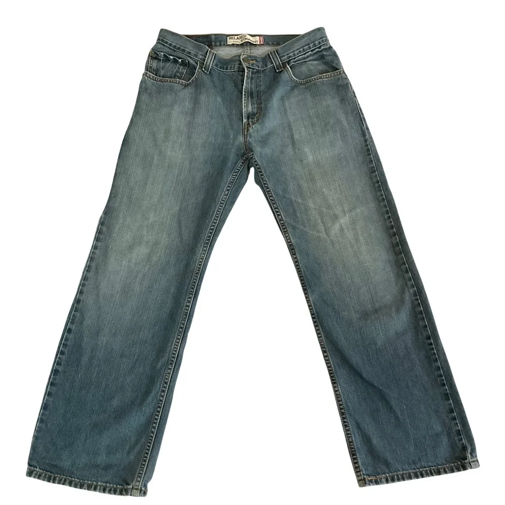 Levi's 559 Relaxed Straight Jeans Mens 32x30 Blue Vintage Denim 100% Cotton